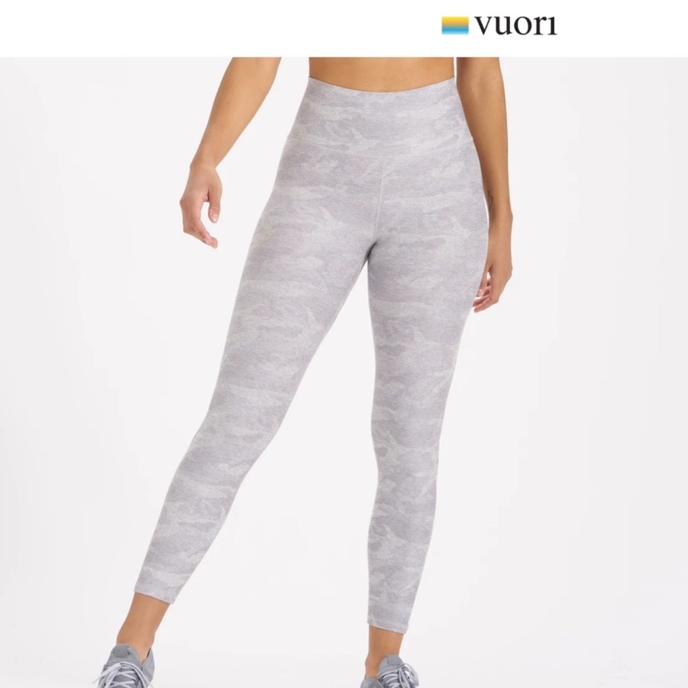 Vuori Clean Elevation Leggings Pale Heather Camo XL